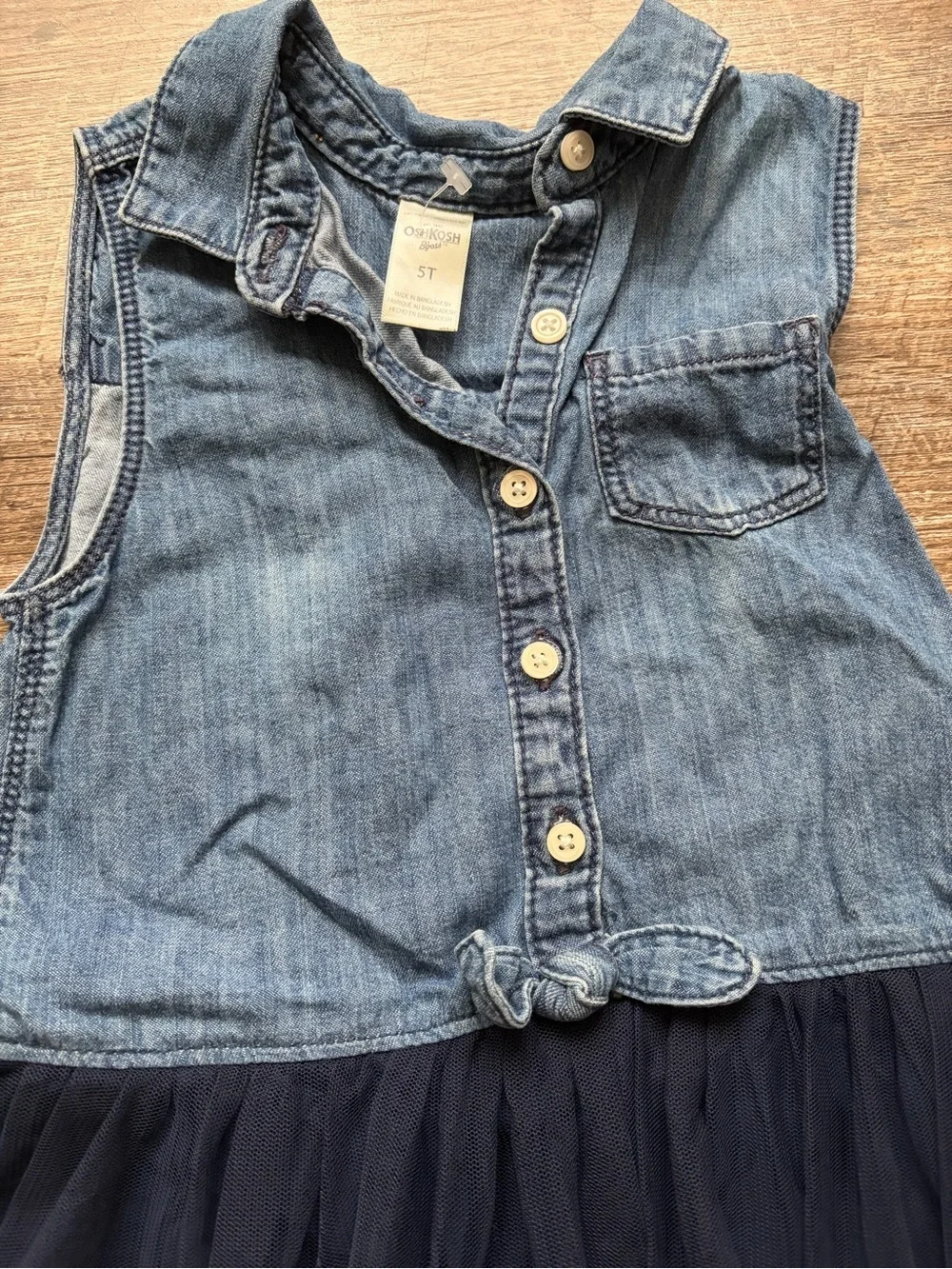 OshKosh B'gosh Light Blue Denim Button-Up Shirt